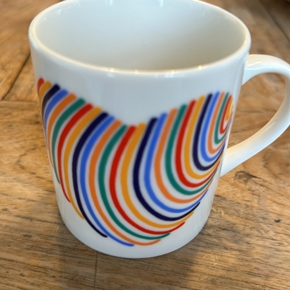 Bo Bendixen Denmark Rainbow Heart Mug โ NWOT โ Colorful Scandinavian Design - Picture 3 of 8